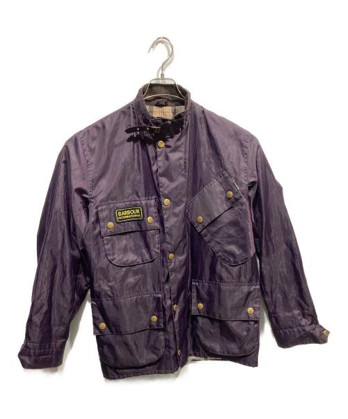 Barbour（バブアー）Barbour (バブアー) international ナイロンジャケット パープル サイズ:Mの古着・服飾アイテム