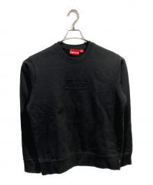 SUPREME（シュプリーム）の古着「Cutout Logo Crewneck」｜ブラック