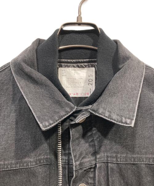 sacai（サカイ）sacai (サカイ) Denim x Nylon Twill Jacket ブラック サイズ:2の古着・服飾アイテム