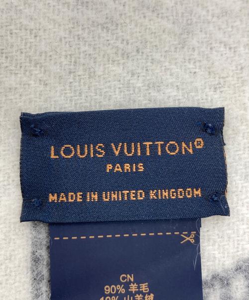 LOUIS VUITTON（ルイ ヴィトン）LOUIS VUITTON (ルイ ヴィトン) マフラー・モノグラム シャドウ グレーの古着・服飾アイテム