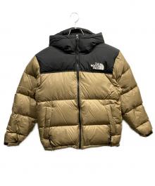 THE NORTH FACE（ザ ノース フェイス）の古着「ヌプシフーディー」｜ブラック×ブラウン
