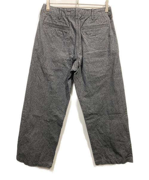 CUSHMAN（クッシュマン）Cushman (クッシュマン) ブラックシャンブレートラウザーズ グレー サイズ:W30の古着・服飾アイテム