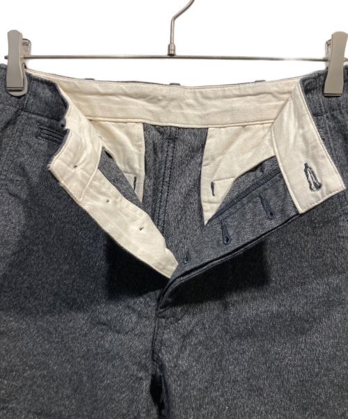 CUSHMAN（クッシュマン）Cushman (クッシュマン) ブラックシャンブレートラウザーズ グレー サイズ:W30の古着・服飾アイテム