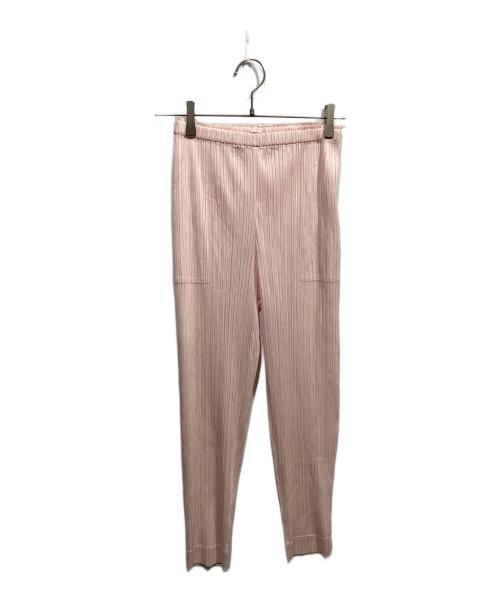 PLEATS PLEASE（プリーツプリーズ）PLEATS PLEASE (プリーツプリーズ) プリーツパンツ ピンク サイズ:2の古着・服飾アイテム