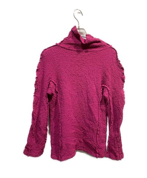 me ISSEY MIYAKE（ミーイッセイ ミヤケ）me ISSEY MIYAKE (ミーイッセイ ミヤケ) タートルネックニット ショッキングピンク サイズ:不明の古着・服飾アイテム