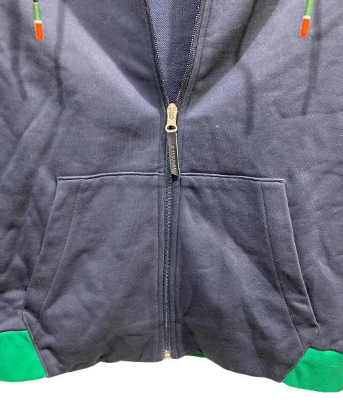 LACOSTE（ラコステ）LACOSTE (ラコステ) ボタニカルデザインジップスウェットジャケット ネイビー サイズ:Ｌの古着・服飾アイテム