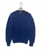 LOUIS VUITTONルイ ヴィトン）の古着「カシミヤ混ローゲージニット」｜ネイビー