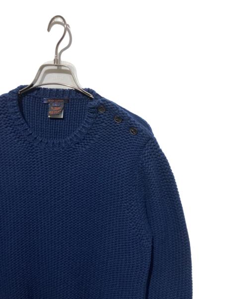LOUIS VUITTON（ルイ ヴィトン）LOUIS VUITTON (ルイ ヴィトン) カシミヤ混ローゲージニット ネイビー サイズ:Lの古着・服飾アイテム