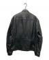 ARMANI EXCHANGE (アルマーニ エクスチェンジ) レザージャケット ブラック サイズ:XL：14000円