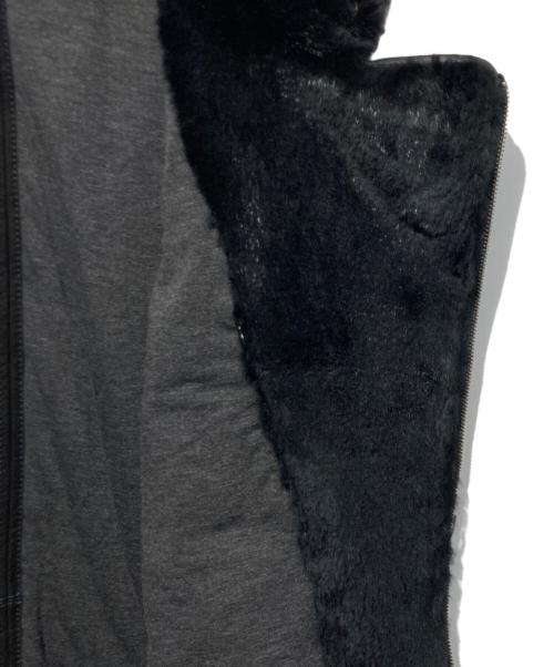 ARMANI COLLEZIONI（アルマーニ コレツィオーニ）ARMANI COLLEZIONI (アルマーニ コレツィオーニ) ゴートスキンレザージャケット ブラック サイズ:52の古着・服飾アイテム