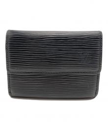 LOUIS VUITTON（ルイ ヴィトン）の古着「コインケース」｜ブラック