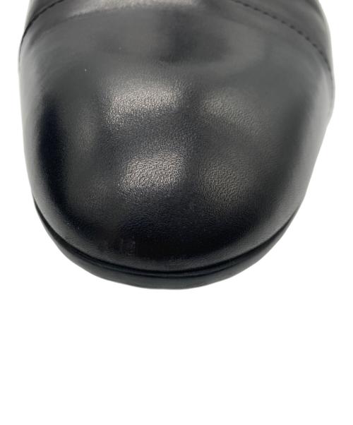 LOUIS VUITTON（ルイ ヴィトン）LOUIS VUITTON (ルイ ヴィトン) フロントジップレザーシューズ ブラック サイズ:8の古着・服飾アイテム