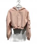 darichダーリッチ）の古着「Dベアスタッズスウェットセットアップ」｜ピンク