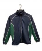 BUTTER GOODSバターグッズ）の古着「Warped Track Jacket」｜ネイビー