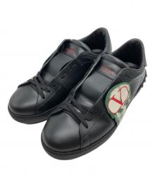 VALENTINO GARAVANI×UNDERCOVER（ヴァレンティノ・ガラヴァーニ×アンダーカバー）の古着「19AW ロックスタッズローカットスニーカー」｜ブラック