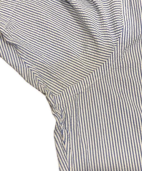 RALPH LAUREN（ラルフローレン）RALPH LAUREN (ラルフローレン) 半袖シアサッカーシャツ ブルー サイズ:XLの古着・服飾アイテム