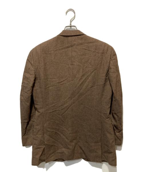 RALPH LAUREN（ラルフローレン）RALPH LAUREN (ラルフローレン) 千鳥格子 テーラードジャケット ブラウン サイズ:A6の古着・服飾アイテム