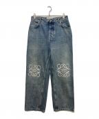 LOEWEロエベ）の古着「Anagram バギージーンズ」｜インディゴ
