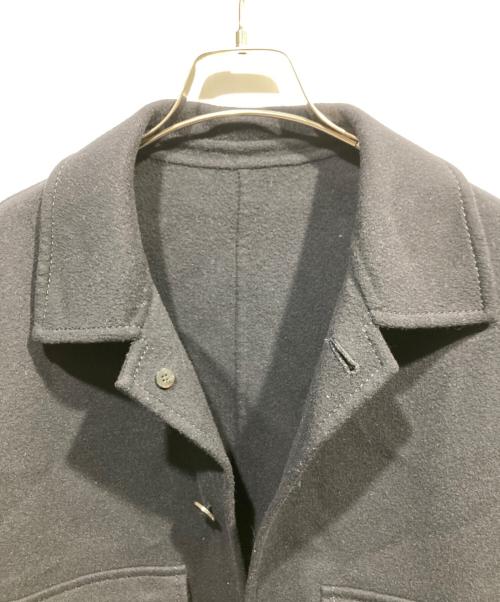 ami（アミ）ami (アミ) ウールカシミヤ混ジャケット ネイビー サイズ:46の古着・服飾アイテム