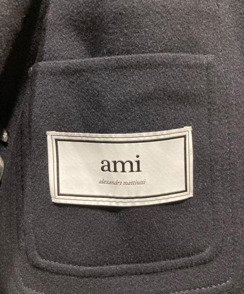 ami（アミ）ami (アミ) ウールカシミヤ混ジャケット ネイビー サイズ:46の古着・服飾アイテム