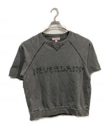 masu（エムエーエスユー）の古着「"NEVERLAND" SHORT SLEEVE SWEATSHIRT」｜グレー