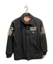 Schott（ショット）の古着「VARSITY JACKET BINDERS」｜ブラック