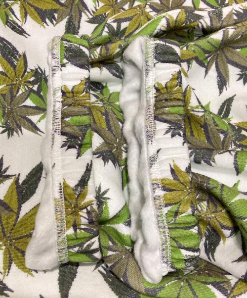 THE NORTH FACE（ザ ノース フェイス）THE NORTH FACE (ザ ノース フェイス) SUPREME (シュプリーム) Leaf Sweat Pant ホワイト×グリーン サイズ:XLの古着・服飾アイテム