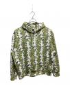 ）の古着「Leaf Hooded Sweatshirt」｜ホワイト×グリーン