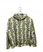 THE NORTH FACE×SUPREMEザ ノース フェイス×シュプリーム）の古着「Leaf Hooded Sweatshirt」｜ホワイト×グリーン