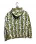 THE NORTH FACE (ザ ノース フェイス) SUPREME (シュプリーム) Leaf Hooded Sweatshirt ホワイト×グリーン サイズ:XL：17000円