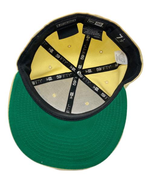 New Era（ニューエラ）New Era (ニューエラ) SUPREME (シュプリーム) Script New Era イエロー サイズ:59.6の古着・服飾アイテム