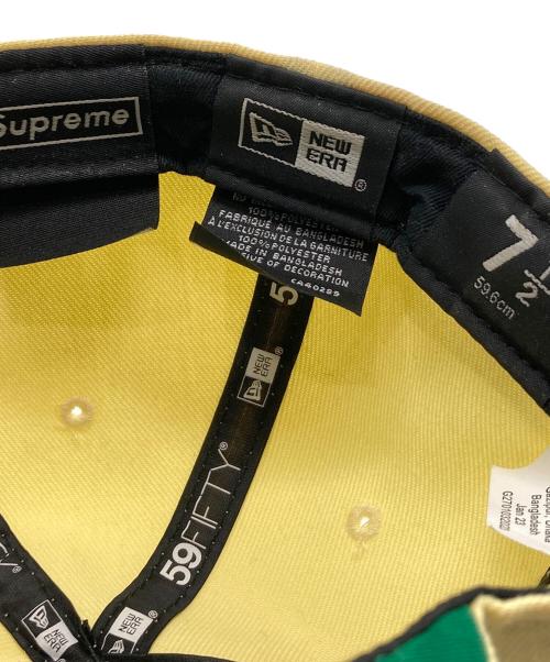 New Era（ニューエラ）New Era (ニューエラ) SUPREME (シュプリーム) Script New Era イエロー サイズ:59.6の古着・服飾アイテム