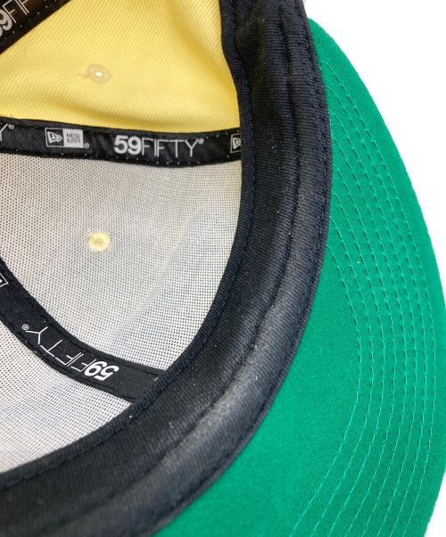 New Era（ニューエラ）New Era (ニューエラ) SUPREME (シュプリーム) Script New Era イエロー サイズ:59.6の古着・服飾アイテム