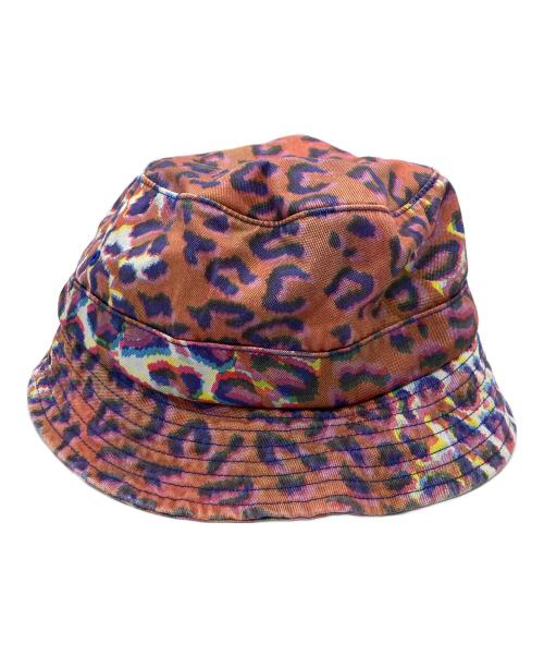 SUPREME（シュプリーム）SUPREME (シュプリーム) Classic Logo Crusher Leopard ピンク サイズ:Ⅿ/Ⅼ　60㎝の古着・服飾アイテム
