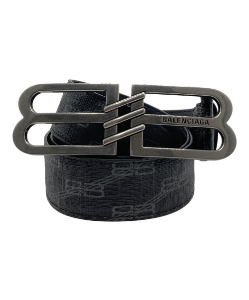 BALENCIAGA（バレンシアガ）BALENCIAGA (バレンシアガ) BBシグネチャーベルト ブラックの古着・服飾アイテム