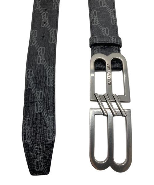 BALENCIAGA（バレンシアガ）BALENCIAGA (バレンシアガ) BBシグネチャーベルト ブラックの古着・服飾アイテム