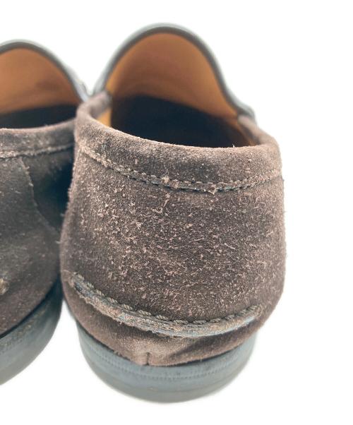 GUCCI（グッチ）GUCCI (グッチ) スエードピットローファー ブラウン サイズ:7の古着・服飾アイテム