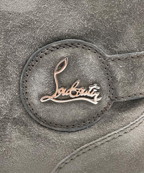 Christian Louboutin（クリスチャン・ルブタン）Christian Louboutin (クリスチャン・ルブタン) スウェードハイカットスニーカー グレー サイズ:40　1/2の古着・服飾アイテム