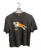 HUMAN MADE×KAWSヒューマンメイド×カウズ）の古着「プリントTシャツ」｜ブラック