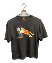 HUMAN MADE×KAWS（ヒューマンメイド×カウズ）の古着「プリントTシャツ」｜ブラック