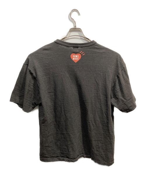 HUMAN MADE（ヒューマンメイド）HUMAN MADE (ヒューマンメイド) KAWS (カウズ) プリントTシャツ ブラック サイズ:2XLの古着・服飾アイテム