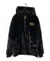 VANSON（バンソン）の古着「フェイクファージャケット」｜ブラック