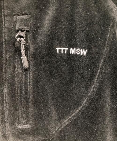 TTT MSW（ティー モダンストリートウェア）TTT MSW (ティー モダンストリートウェア) Velours track jacket ブラック サイズ:Lの古着・服飾アイテム