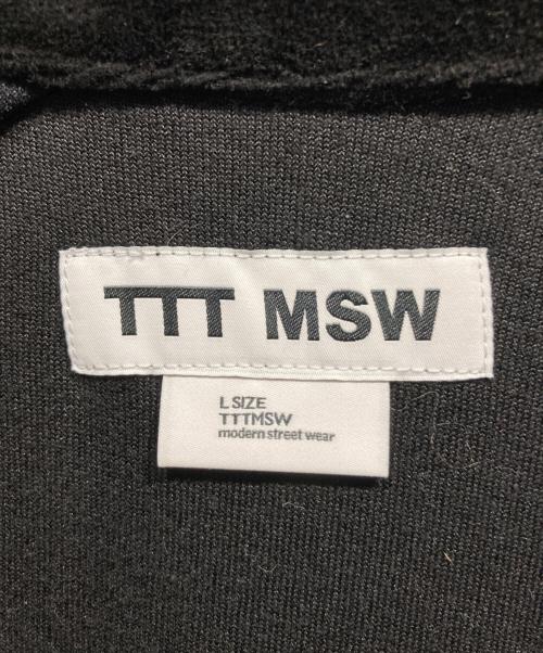 TTT MSW（ティー モダンストリートウェア）TTT MSW (ティー モダンストリートウェア) Velours track jacket ブラック サイズ:Lの古着・服飾アイテム