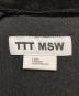 中古・古着 TTT MSW (ティー モダンストリートウェア) Velours track jacket ブラック サイズ:L：30000円