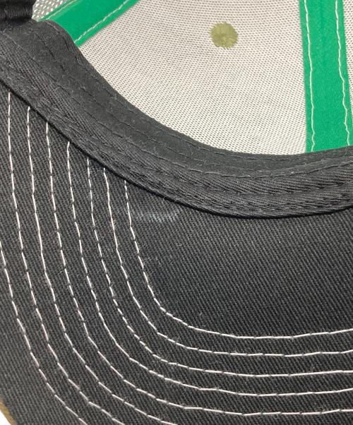 b.Eautiful（ビービューティフル）b.Eautiful (ビービューティフル) Biyu Trucker Hat 6パネルメッシュキャップ カーキの古着・服飾アイテム