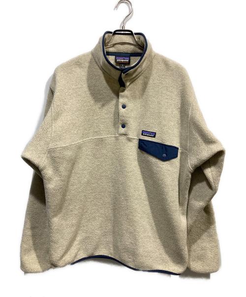 Patagonia（パタゴニア）Patagonia (パタゴニア) ライトウェイト シンチラ スナップT フリースプルオーバー ホワイト サイズ:Ｍの古着・服飾アイテム