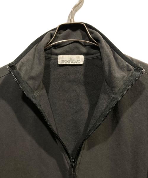 STONE ISLAND（ストーンアイランド）STONE ISLAND (ストーンアイランド) ハーフジップスウェット ブラック サイズ:Sの古着・服飾アイテム