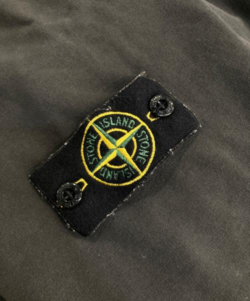 STONE ISLAND（ストーンアイランド）STONE ISLAND (ストーンアイランド) ハーフジップスウェット ブラック サイズ:Sの古着・服飾アイテム