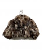 MIU MIUミュウミュウ）の古着「フォックスファージャケット」｜ブラウン